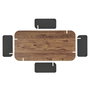 Nordure Mesa de centro Renard - Atlantic Pine, Anthracite